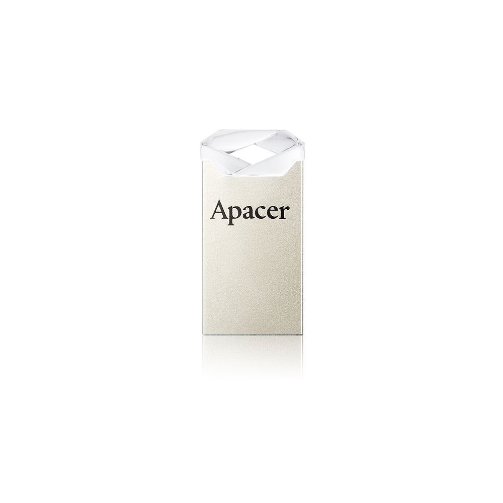 USB флаш памет Apacer AH111 (Cristal), 32GB, USB 2.0/1.1, сребриста