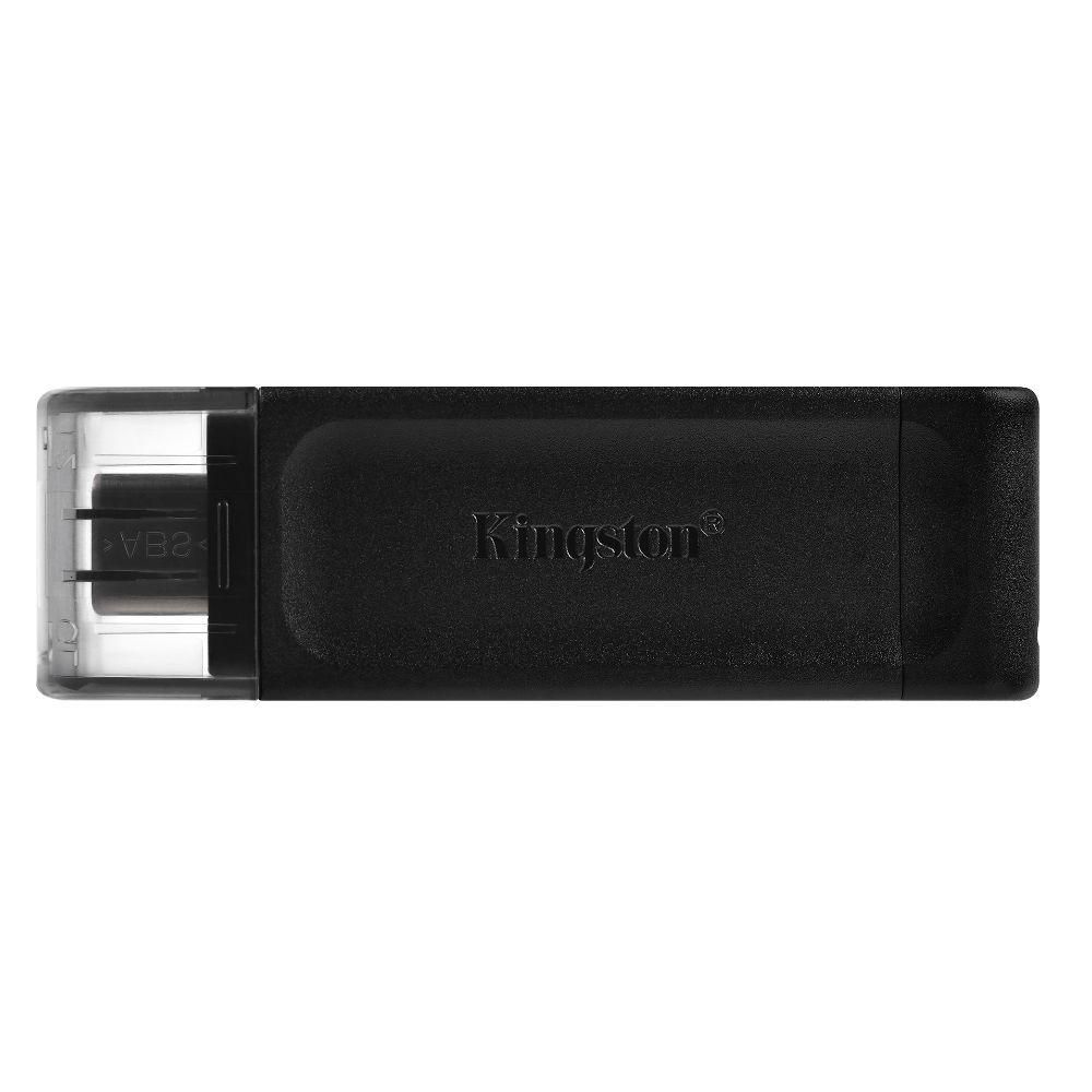 USB флаш памет Kingston DataTraveler 70, 256GB, USB 3.2 Gen 1, черна