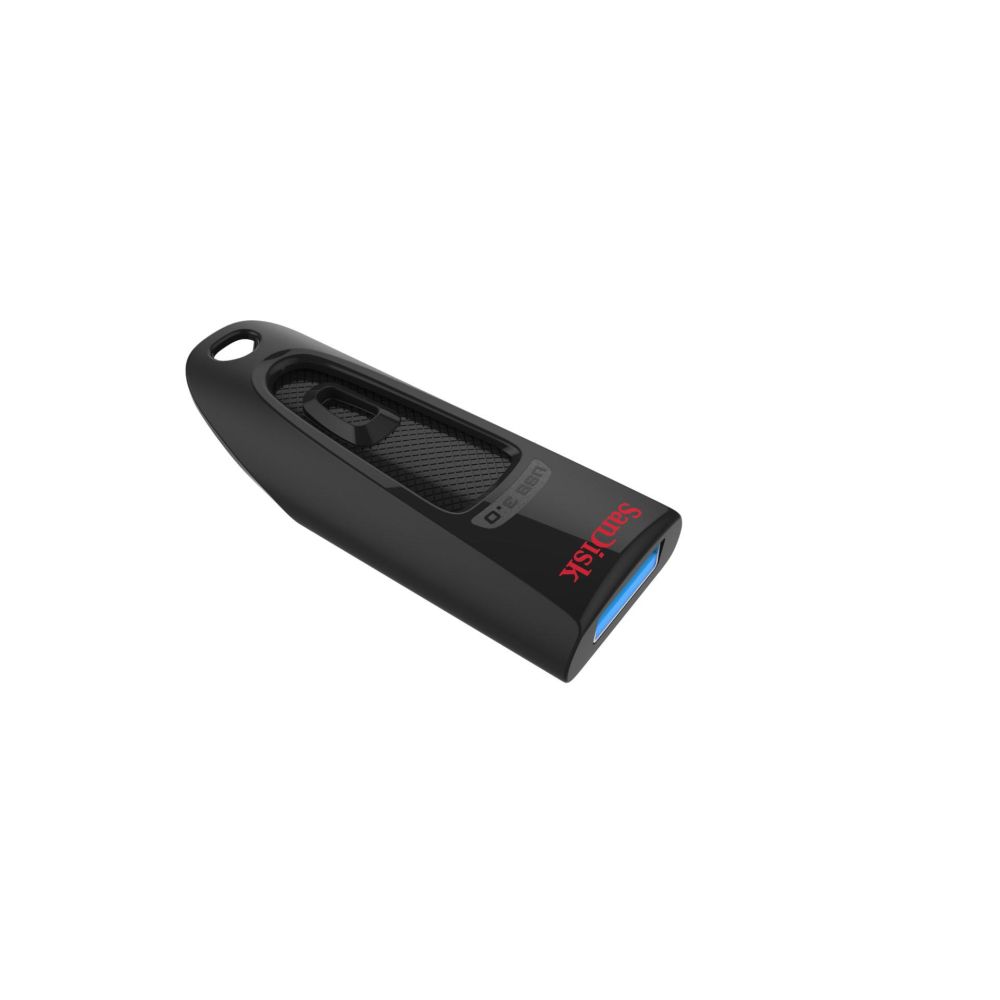 USB флаш памет SanDisk Ultra, 128GB, USB 3.0, Type-A, черна