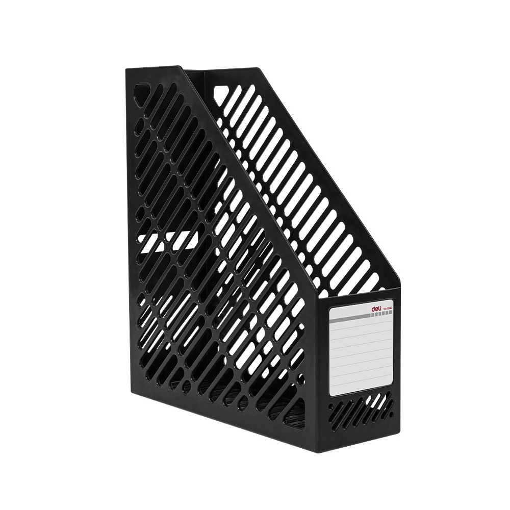 Вертикална поставка Deli, Е9842, 259x90x293 мм, HIPS, черна