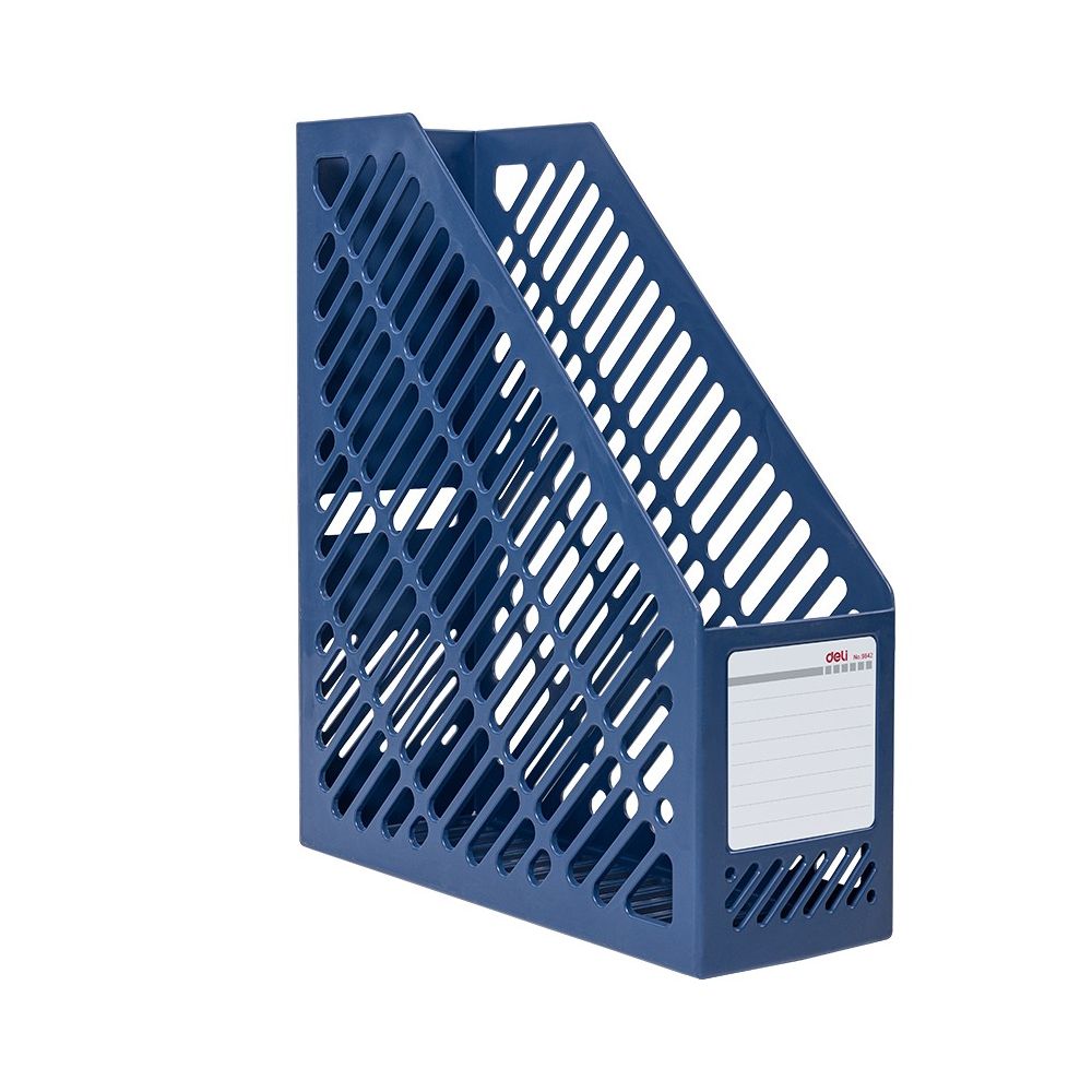 Вертикална поставка Deli, Е9842, 259x90x293 мм, HIPS, синя