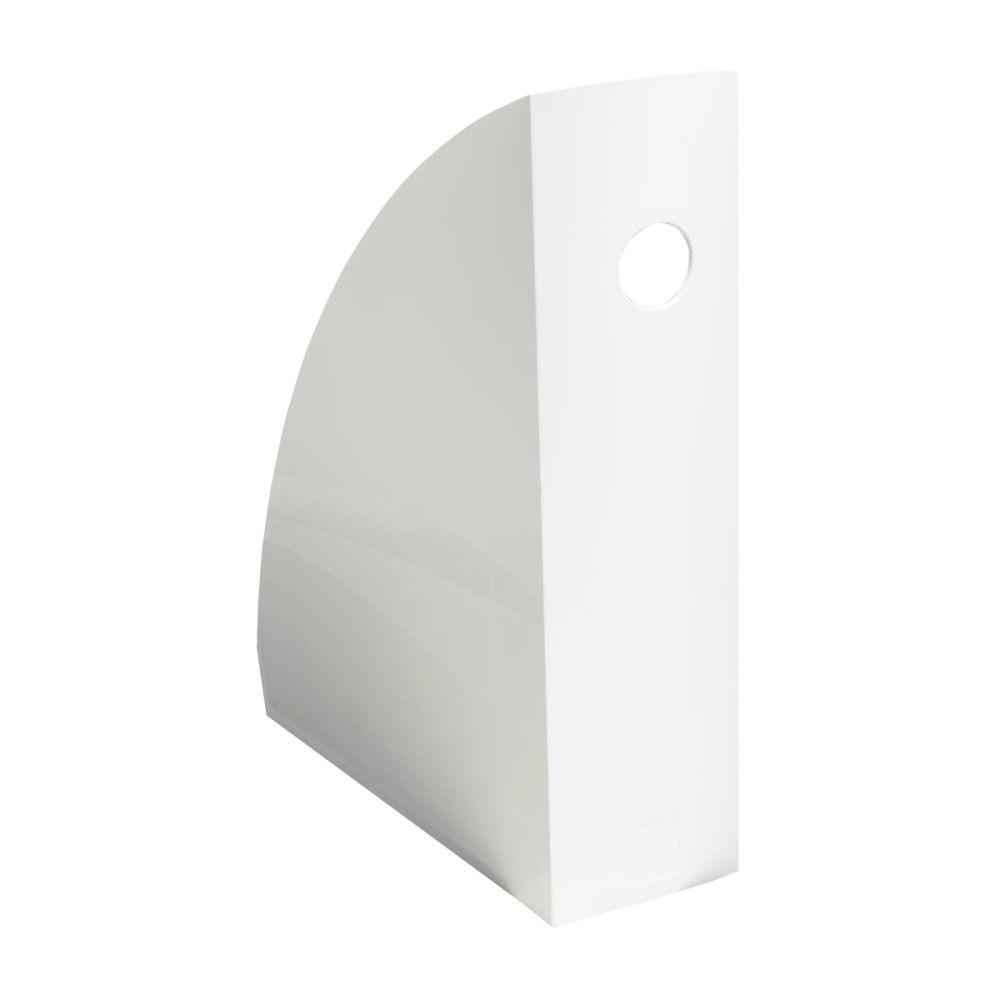 Вертикална поставка EXACOMPTA AutentiK, 266x82x305 мм, Polystyrene, бяла