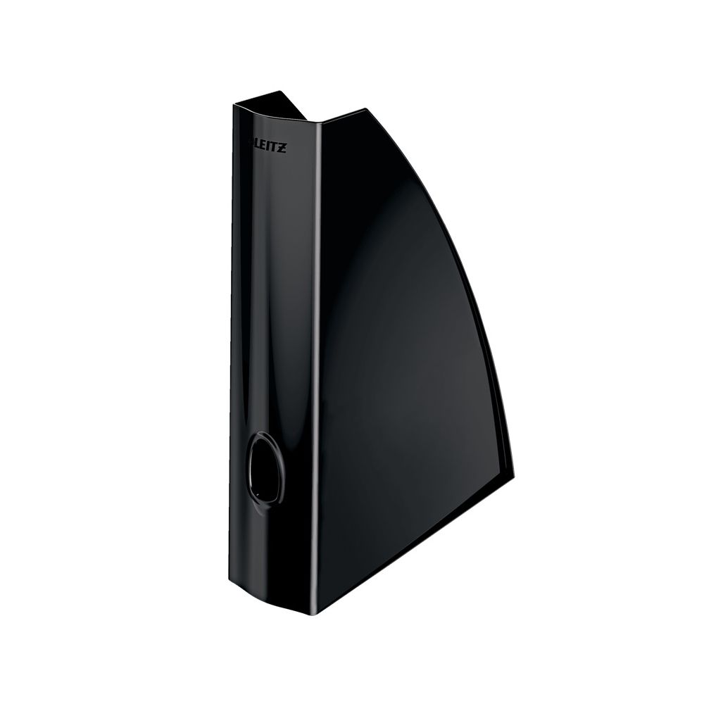 Вертикална поставка LEITZ WOW, 258x312x75 мм, Polystyrene, черна