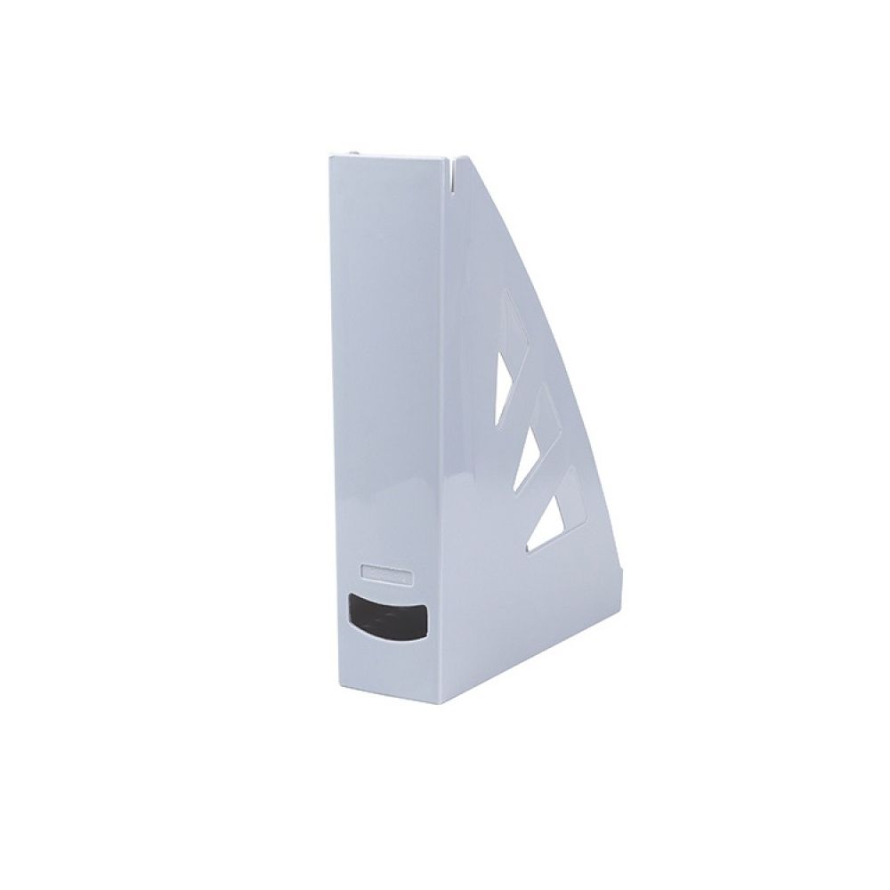 Вертикална поставка OFFICE PRODUCTS, Polystyrene, кристална, сива