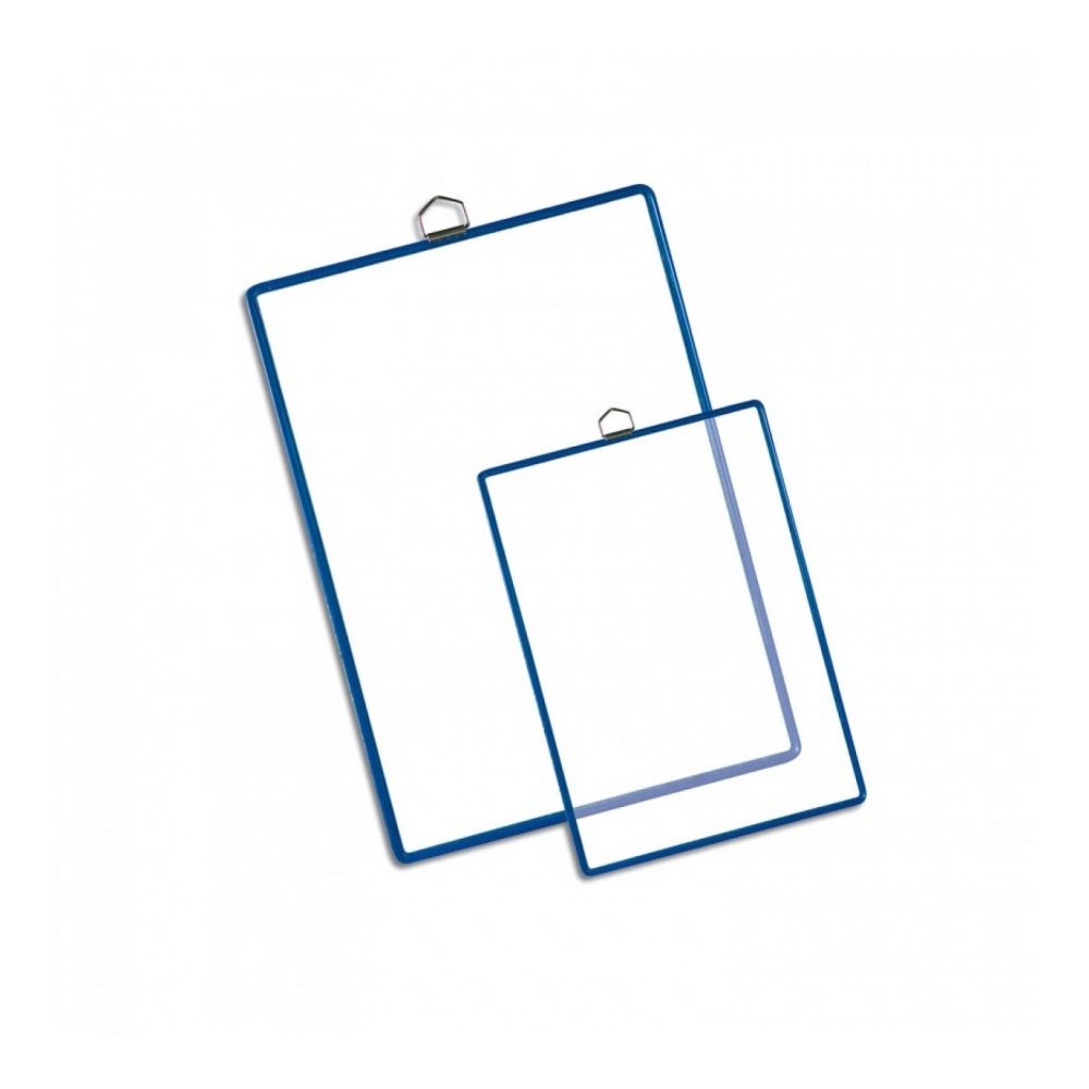 Висящи джобове за окачване Djois, PVC, А3, синя рамка, опаковка 5 бр.