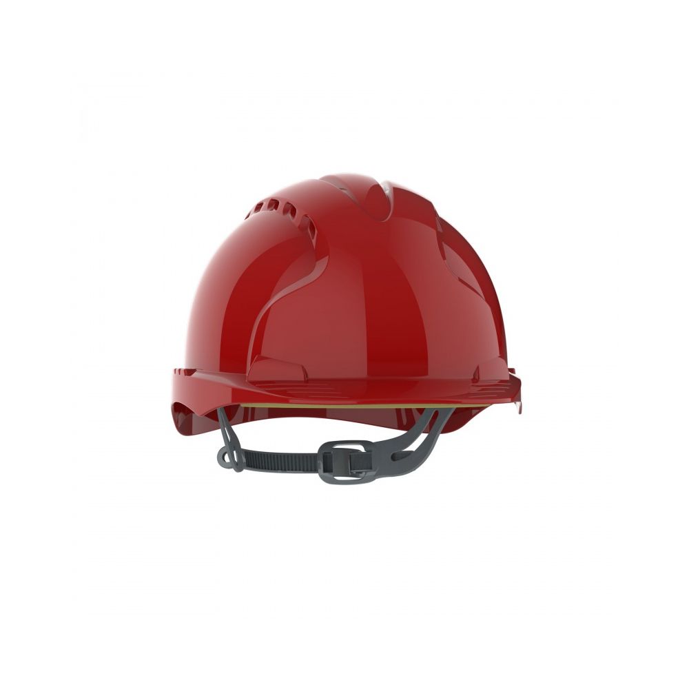 Защитна каска JSP Evo 2® Mid Peak, вентилирана, с плъзгач, червена