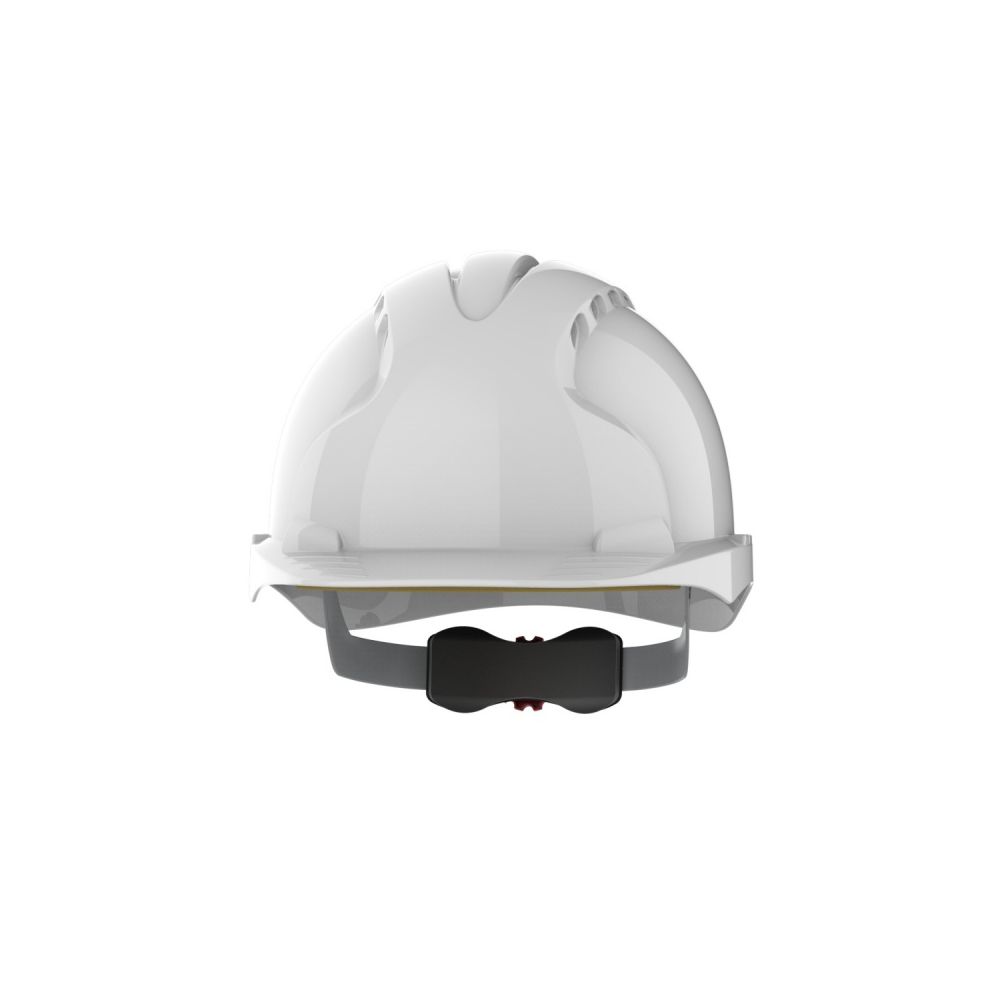 Защитна каска JSP Evo 3® Mid Peak, вентилирана, с регулиращ механизъм колело, бяла