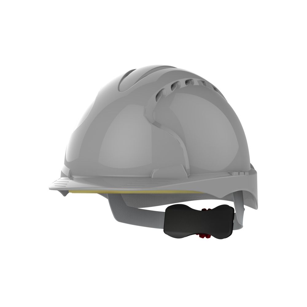 Защитна каска JSP Evo 3® Mid Peak, вентилирана, с регулиращ механизъм колело, сива