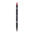 Aкварелен двувърх маркер Tombow ABT Dual Brush, четка 3.5 мм, връх 0.8 мм, 856 chinese red