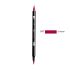 Aкварелен двувърх маркер Tombow ABT Dual Brush, четка 3.5 мм, връх 0.8 мм, 847 crimson