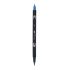 Aкварелен двувърх маркер Tombow ABT Dual Brush, четка 3.5 мм, връх 0.8 мм, 555 ultramarine