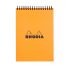 Бележник със спирала RHODIA ORANGE №16, Classic, A5, 80 л., редове, хартия Clairefontaine 80 г