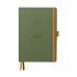 Бележник RHODIA Rhodiarama Goalbook, A5, 120 л., точки, хартия шамоа 90 г, меки PU корици, салвия