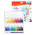 Акварелни бои Deli Colorun EC18-24, в тубички 5 мл, 24 цвята + четка 1