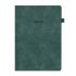 Бележник LASTVA Helsinki, B5, 112 л., линиран шамоа офсет 70 г, термо PU корица, зелен — Joya.bg 1