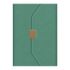 Бележник LASTVA Sofia, A5, 104 л., линиран шамоа офсет 80 гр, термо PU корици, с магнит, зелен — Joya.bg 1