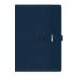 Бележник с катарама LASTVA Prisma, B5, 112 л., линиран шамоа офсет 80 г, термо PU корица, син — Joya.bg 1