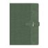 Бележник с катарама LASTVA Prisma, B5, 112 л., линиран шамоа офсет 80 г, термо PU корица, зелен — Joya.bg 1