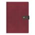 Бележник с копче LASTVA Vegas, B5, 112 л., линиран шамоа офсет 80 г, термо PU корица, червен — Joya.bg