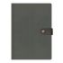 Бележник с копче LASTVA Vegas, B5, 112 л., линиран шамоа офсет 80 г, термо PU корица, сив — Joya.bg