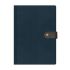 Бележник с копче LASTVA Vegas, B5, 112 л., линиран шамоа офсет 80 г, термо PU корица, тъмносин — Joya.bg