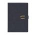 Бележник с копче LASTVA Verdi, A5, 104 л., линиран шамоа офсет 80 г, термо PU корица, син — Joya.bg 1