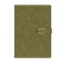 Бележник с копче LASTVA Verdi, A5, 104 л., линиран шамоа офсет 80 г, термо PU корица, зелен — Joya.bg 1