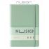Бележник с ластик Nusign Classic ENS281  A5, 96 л., линиран шамоа офсет  80 г, корица ECO кожа, злн 1