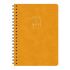 Бележник със спирала LASTVA Palermo, B5, 90 л., линиран шамоа офсет 80 г, термо PU корица, оранжев — Joya.bg