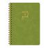 Бележник със спирала LASTVA Palermo, B5, 90 л., линиран шамоа офсет 80 г, термо PU корица, зелен — Joya.bg