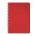 Бележник със спирала LASTVA Toledo, B5, 90 л., линиран офсет 80 г, термо PU корица, червен — Joya.bg 1