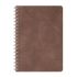 Бележник със спирала LASTVA Toledo, B5, 90 л., линиран офсет 80 г, термо PU корица, кафяв — Joya.bg 1