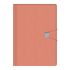 Бележник със закопчаване LASTVA Spark, A5, 104 л., линиран шамоа офсет 80 г, термо PU корица, корал — Joya.bg 1