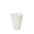 Биоразградима чаша Vegware, за топли напитки 6oz картон с растителна PLA, бяла, 180 мл, 50 бр. — Joya.bg