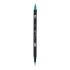 Aкварелен двувърх маркер Tombow ABT Dual Brush, четка 3.5 мм, връх 0.8 мм, 373 sea blue