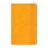Джобен бележник с ластик LASTVA Play, A6, 96 л., линиран офсет 80 г, твърда термо PU корица, оранж — Joya.bg