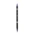 Aкварелен двувърх маркер Tombow ABT Dual Brush, четка 3.5 мм, връх 0.8 мм, 606 violet