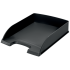 Хоризонтална поставка LEITZ Plus, Polystyrene, кристална, черна 1