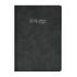 Календар-бележник LASTVA Mondi, B5, седмичен, 77 л., линиран офсет 100 г, термо PU корица, черен 1