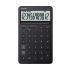 Калкулатор CASIO STYLISH JW-200DQ-BK, настолен, 12 dgt, метален панел, 182х109х20 мм, черен  1
