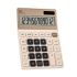 Калкулатор Deli EM309, настолен, 12 dgt, метален панел, 176.9х124.9х34 мм, златен 1