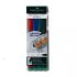 Комплект перманентни маркери Faber-Castell OHP-M, 1 мм, 4 цвята — Joya.bg