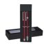 Комплект ролер и автоматична химикалка Lastva Nofi Red&amp;Silver, метални, в кутия — Joya.bg