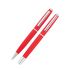 Комплект ролер и автоматична химикалка Lastva Pinta Red&amp;Silver, метални, в кутия — Joya.bg 1