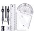 Комплект за чертане Deli Orbit EG30695, от 9 части, в метална кутия — Joya.bg 1