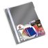 Папка с машинка и перфорация DOSY Metallic A4, PP, 180 mic, сребриста