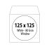 Плик за CD ZRS, 125х125 мм, с прозорец, 80 г, бял — Joya.bg 1