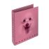 Рингов класьор PIGNA Monocromo Pink, A4, 40 мм, 4 ринга D30 мм, ламиниран картон, розов 1