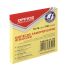 Самозалепващи листчета OFFICE PRODUCTS, 76х76 мм, 100 л., пастелно жълти — Joya.bg