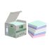 Самозалепващи листчета Post-it Recycled, 76x76 мм, 6х100 л., микс, пастелни, PEFC хартия 1